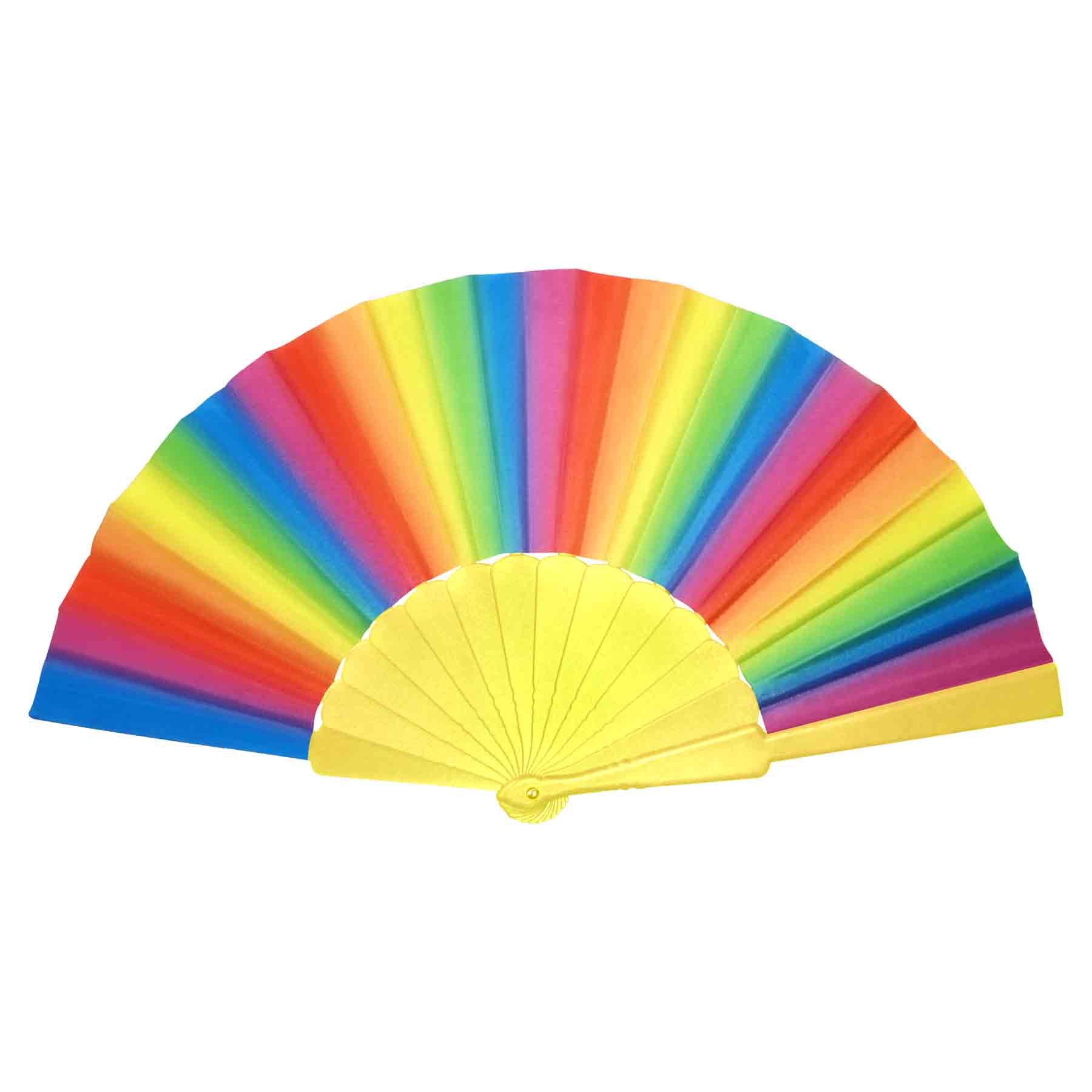 FlyFlyPromos - 9" Plastic Folding Hand Fan Image 13 - Promotional Product
